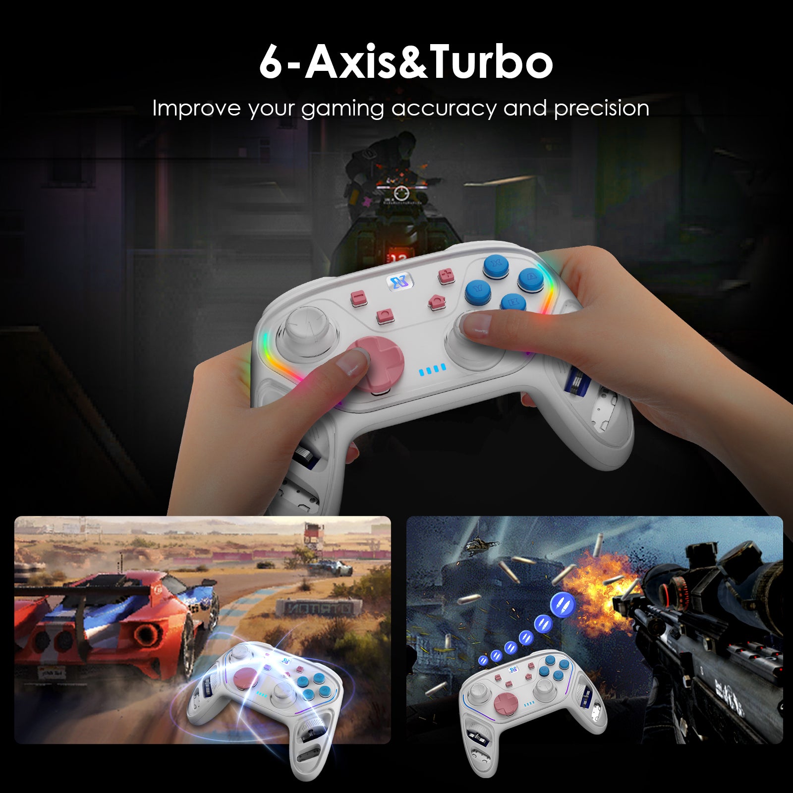 BINBOK GEMINI Feature Pro Controller