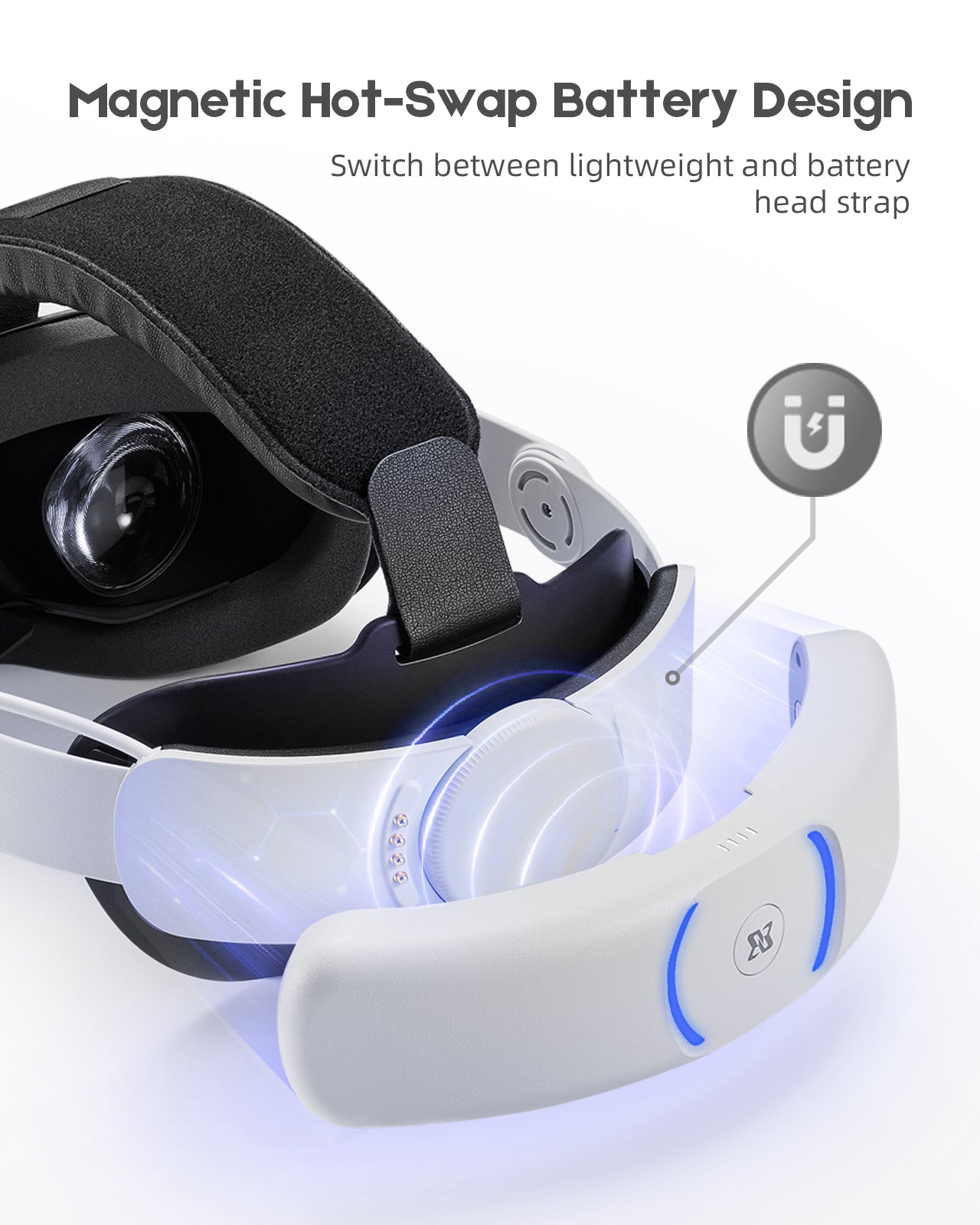 BINBOK VR T3 Head Strap for Oculus/Meta Quest 3