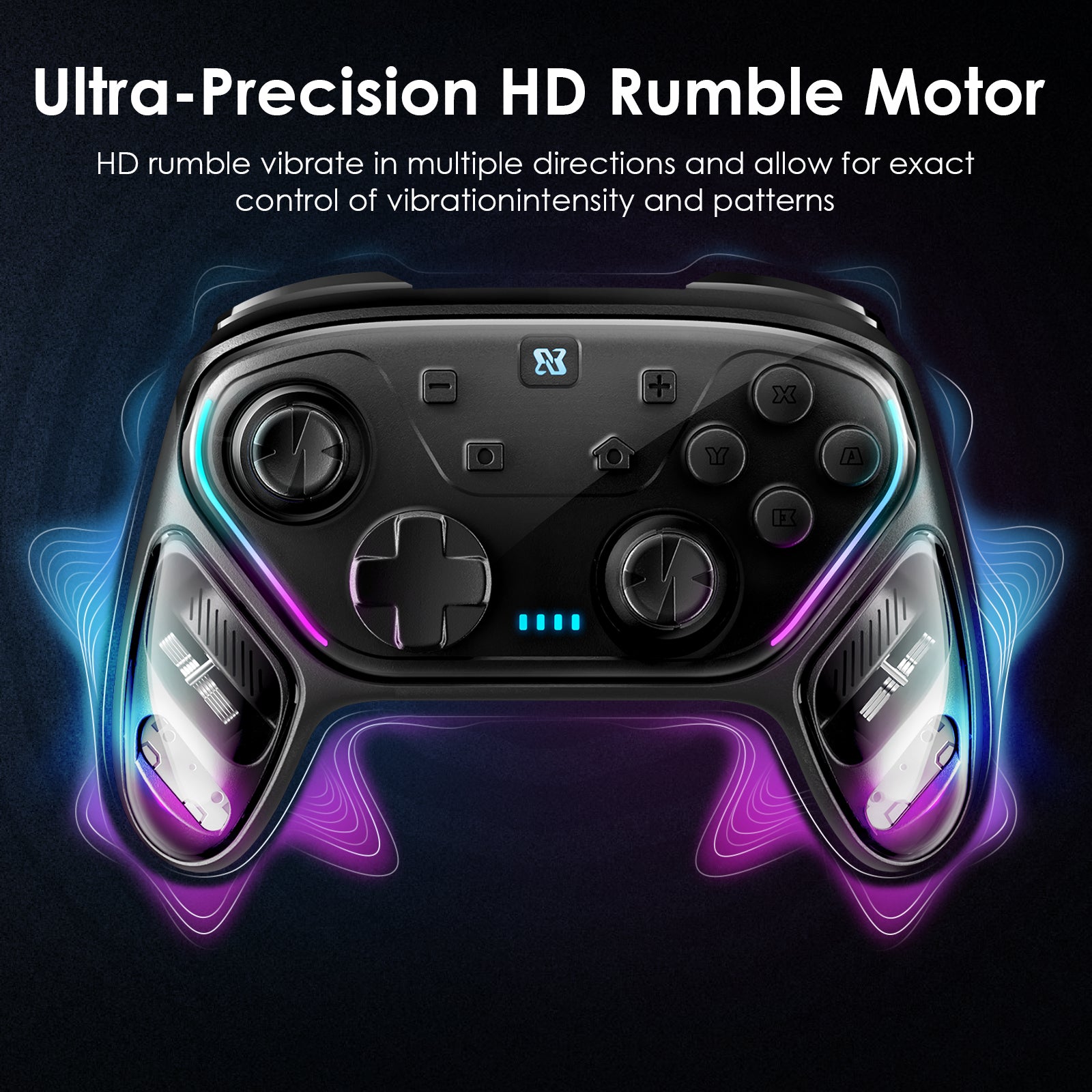 BINBOK GEMINI Feature Pro Controller-Black