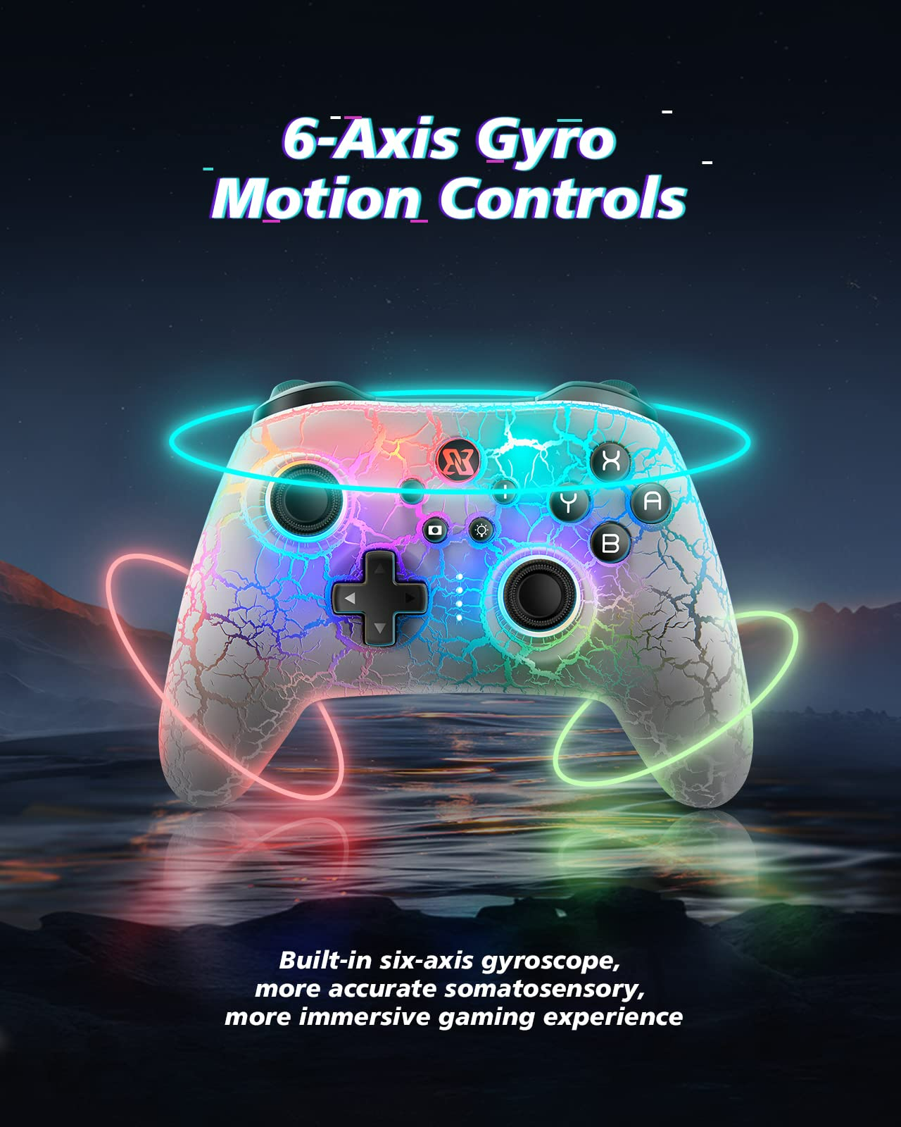 BINBOK EVO Game Controller-Crack White