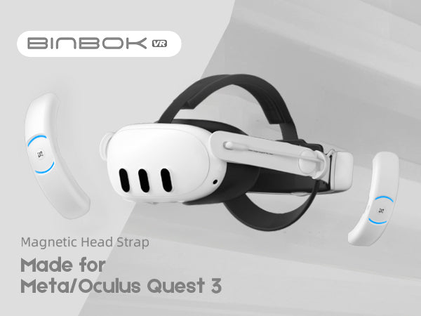 BINBOK VR T3 Plus Head Strap for Oculus/Meta Quest 3