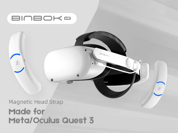 BINBOK VR T3 Plus Head Strap for Oculus/Meta Quest 3