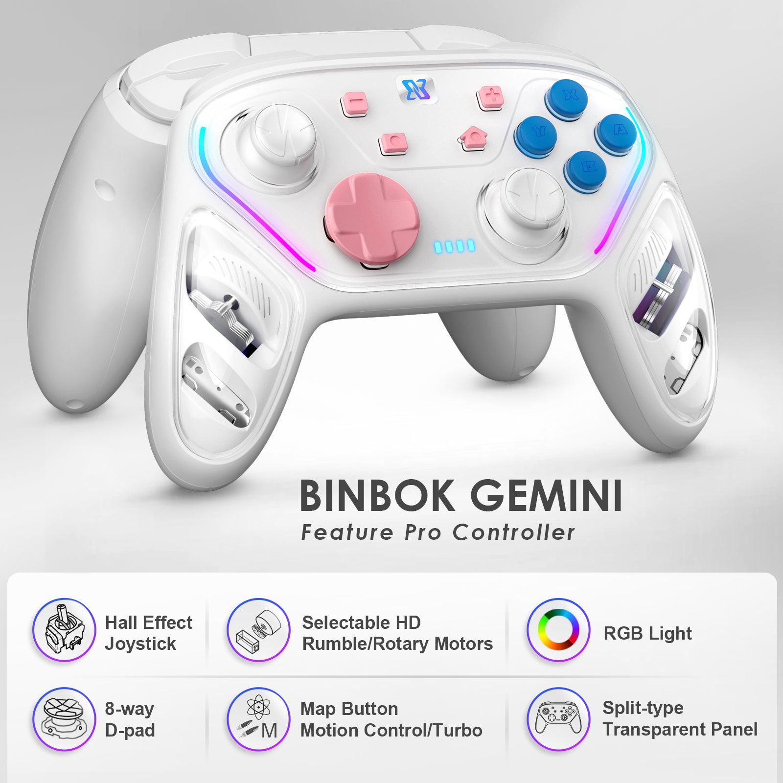 BINBOK GEMINI Feature Pro Controller