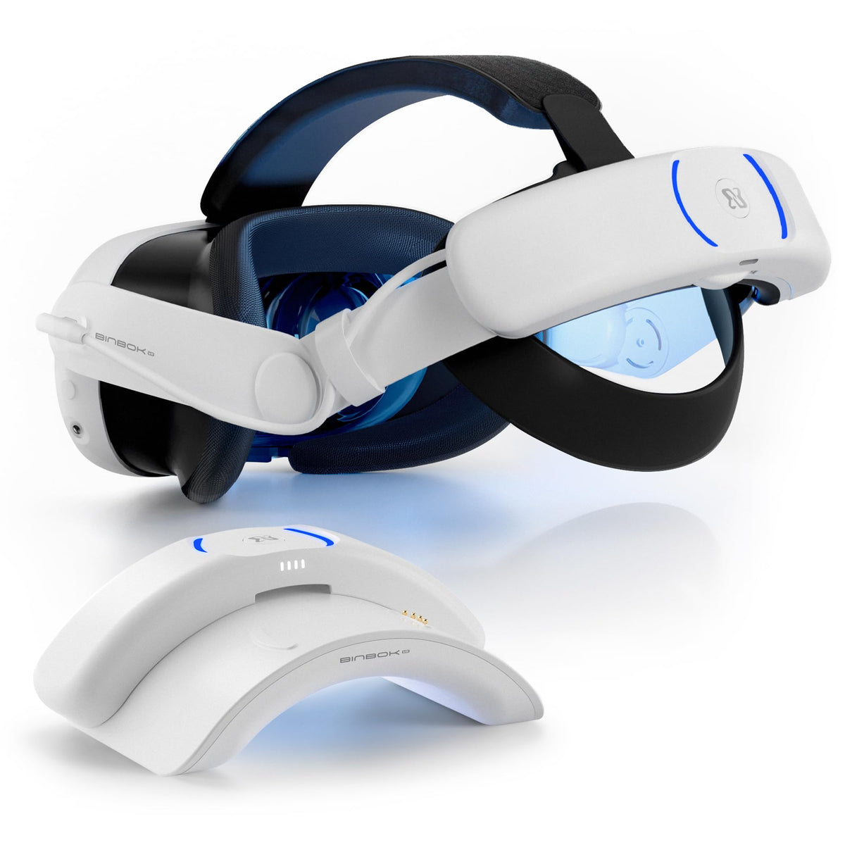 AUBIKA Battery Head Strap For Oculus Quest 2 Headset Elite Halo