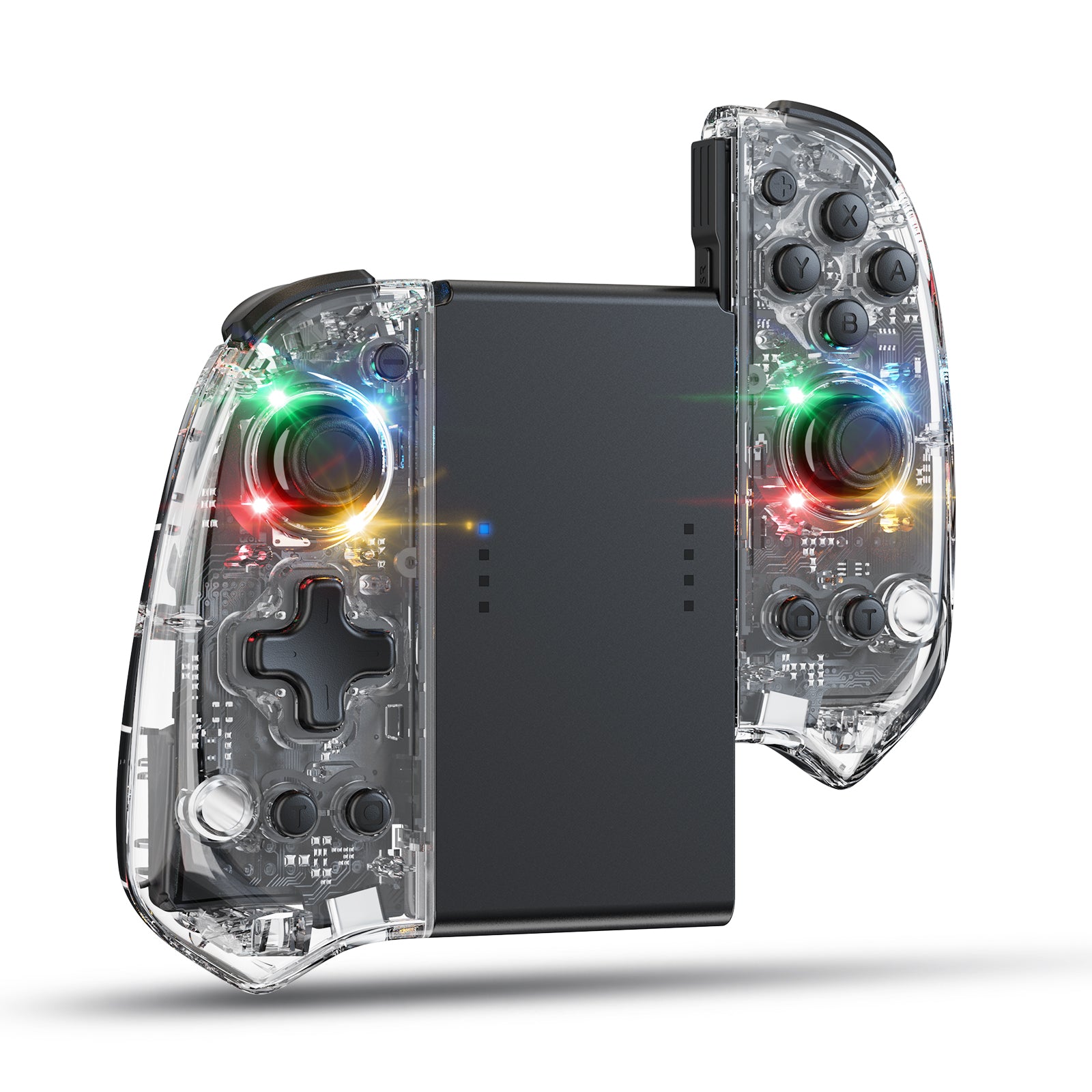 DOYOKY Classic RGB Joycon Slim Edition-Transparent Discovery