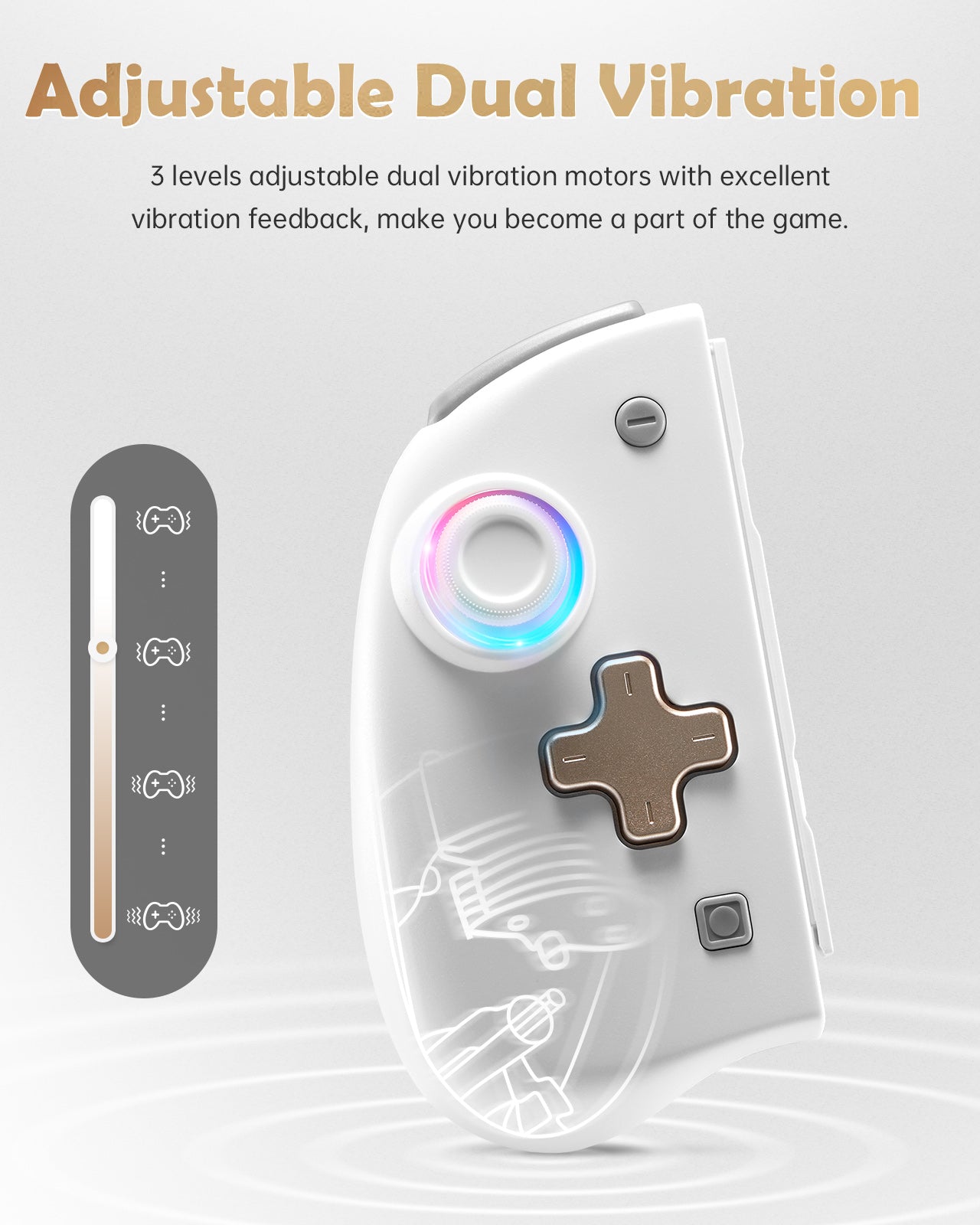 DOYOKY Classic RGB Joycon-White