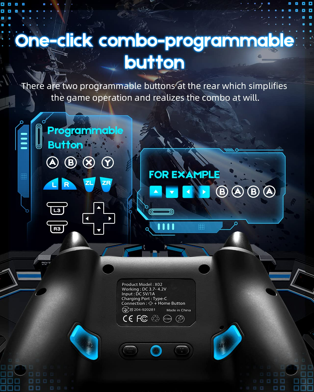 BINBOK EVO Game Controller-Crack Black