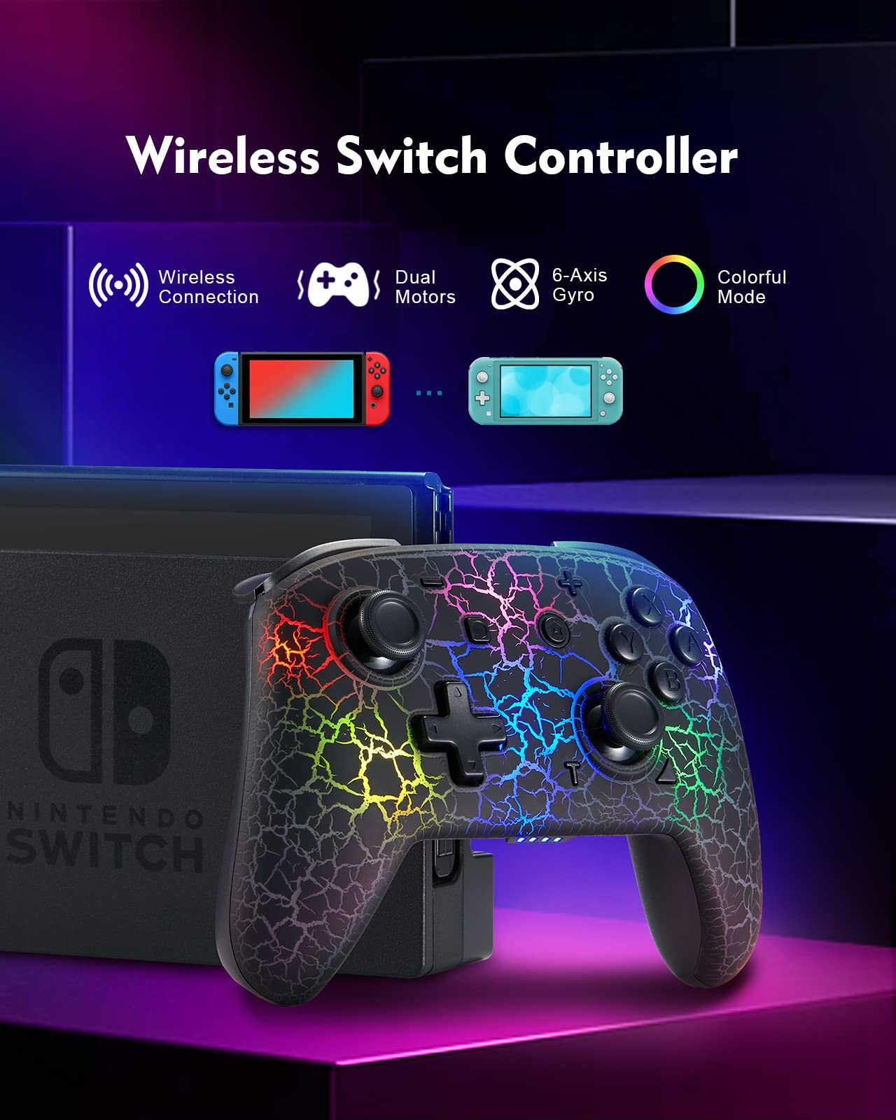 BINBOK Nintendo Switch Pro Controller